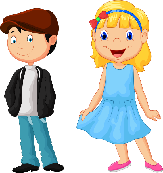 Мальчик думает мультяшный