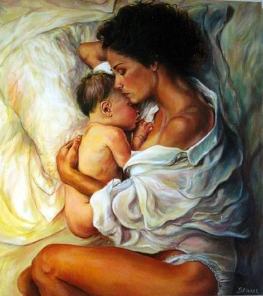 Венсенто Ромеро "материнство"