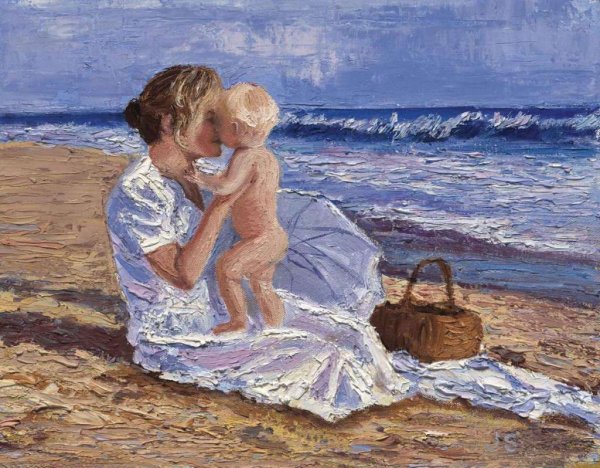 Картина мать с ребенком