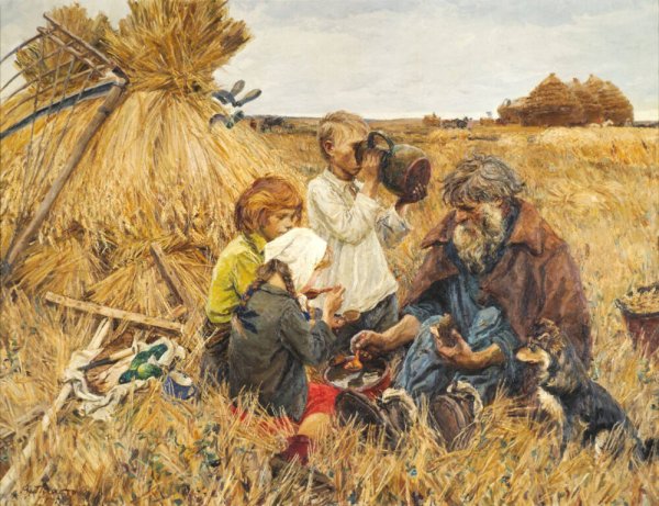 Картины Пластова Пластова жатва