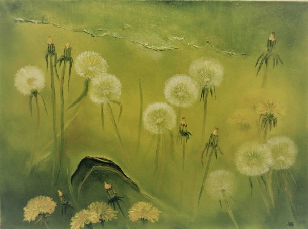 Грегори Ван Раалте современный американский художник, одуванчики