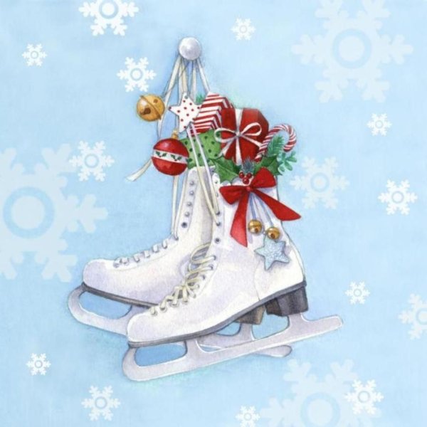 Коньки арт Минимализм