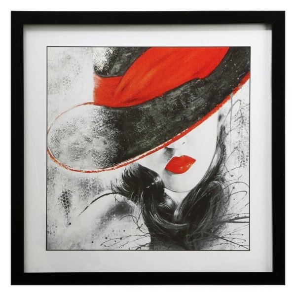 Дама в красной шляпе