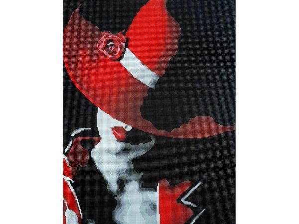 Алмазная вышивка дама в шляпе