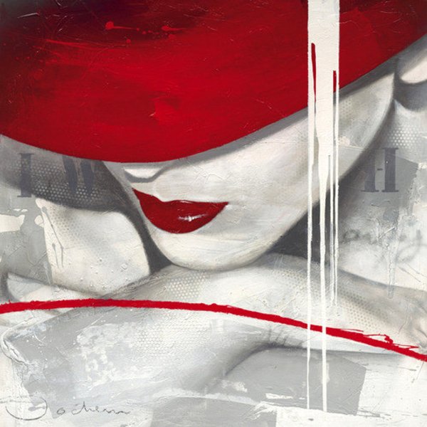 Картина красные губы