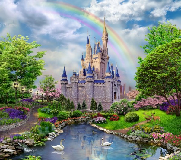 Замок принцесс Диснея