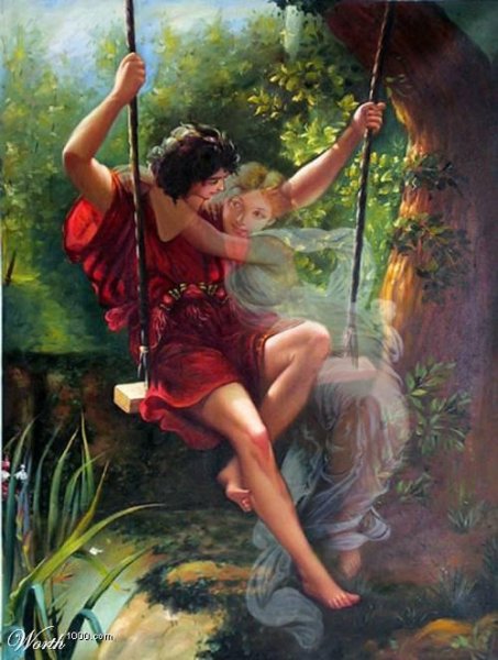 Качели картина