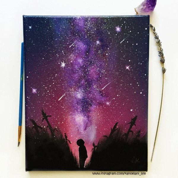 Космос красками