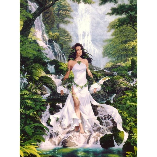 Природа в образе девушки