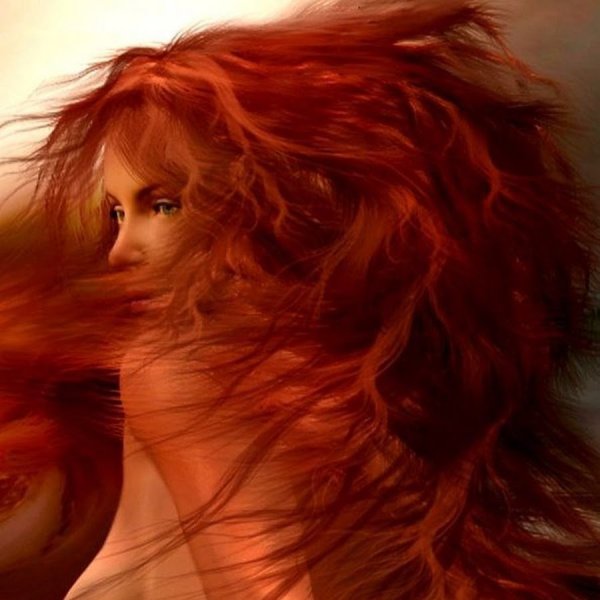 Ангел с рыжими волосами