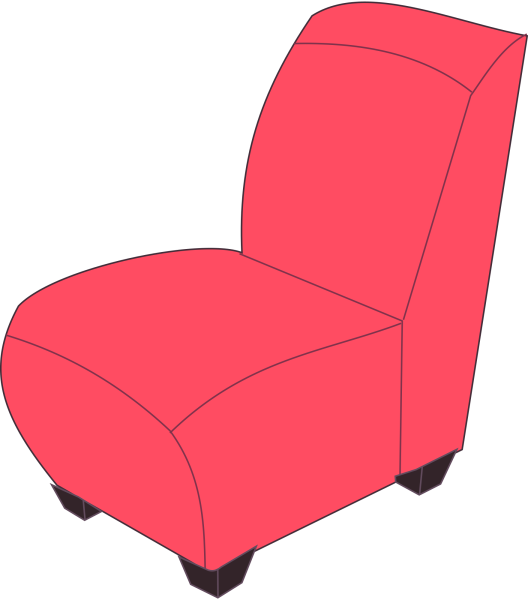 Кресло на прозрачном фоне
