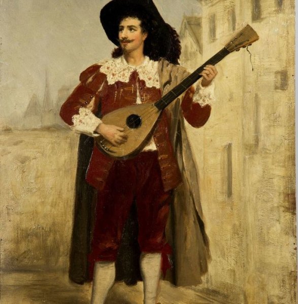 Пабло Пикассо. Девушка с мандолиной (Фанни Телье). 1910