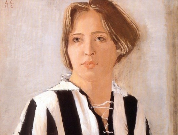 Александр Самохвалов девушка в футболке 1932