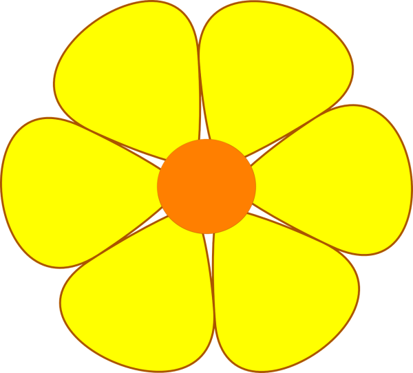 Цветы для вырезания разноцветные