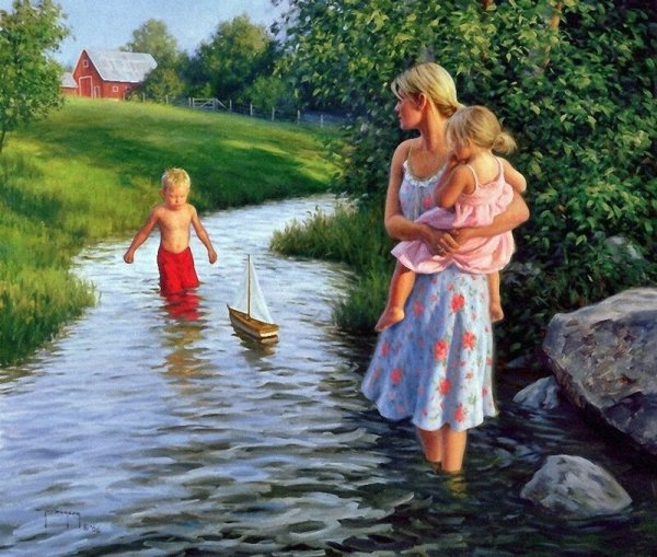 Роберт Дункан «лето в деревне» картина