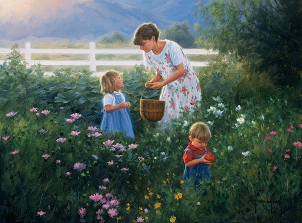 Художник Роберт Дункан (Robert Duncan). Лето в деревне