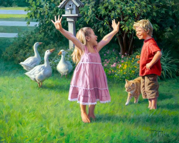 Роберт Дункан «лето в деревне» картина