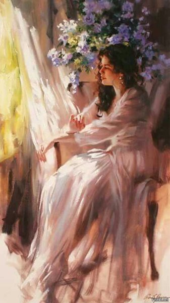 Девушка в розовом