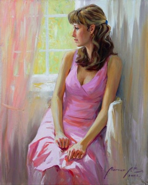 Розовые иллюстрации