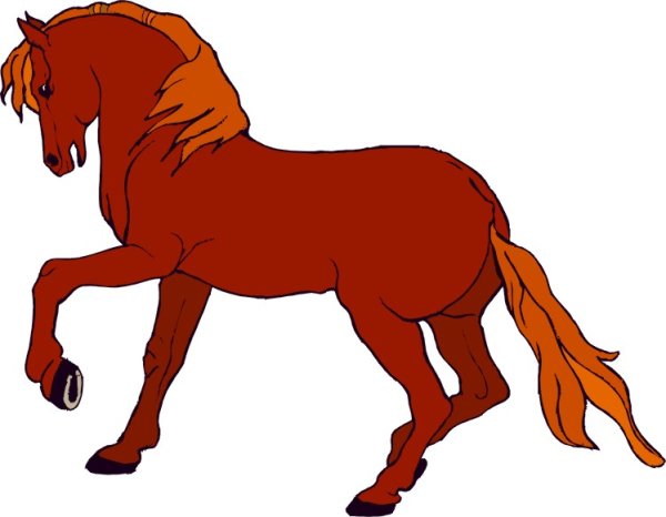 Лошадь рисунок для детей