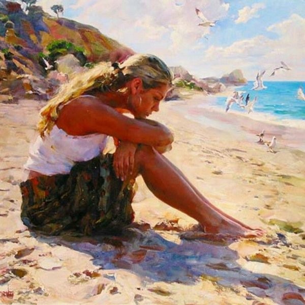 Михаил и Инесса Гармаш и море