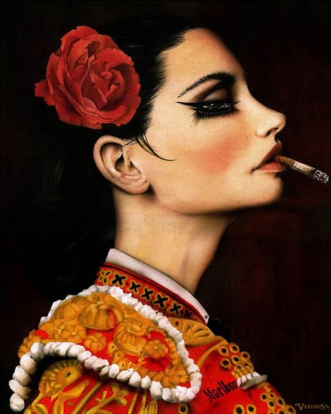 Курящие девушки Брайана Вивероса