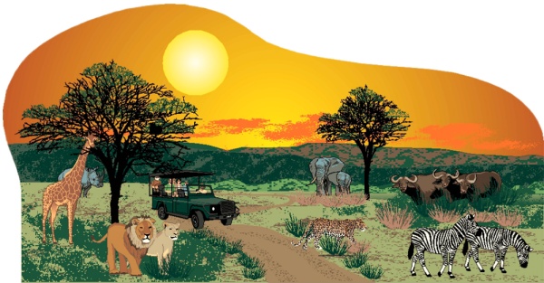 Путешествие по Африке для детей