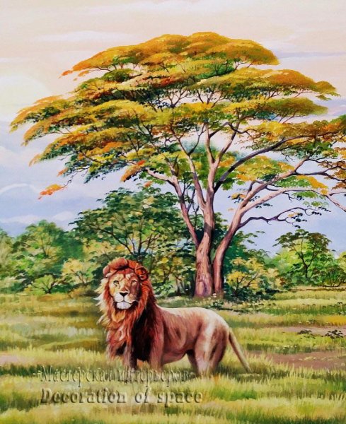 Пейзаж Африки для детей