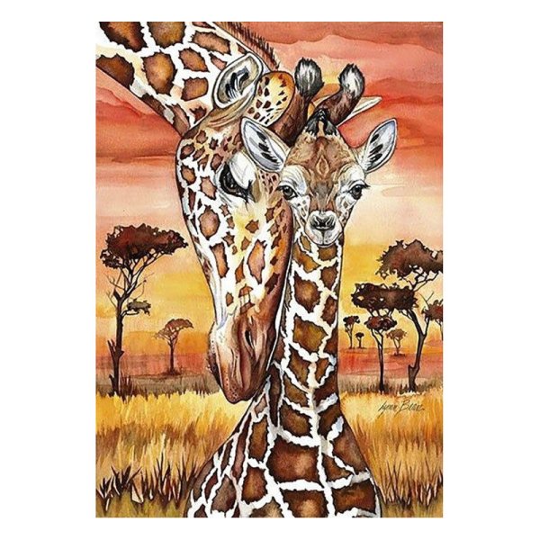 Алмазная мозаика Жираф 25х20