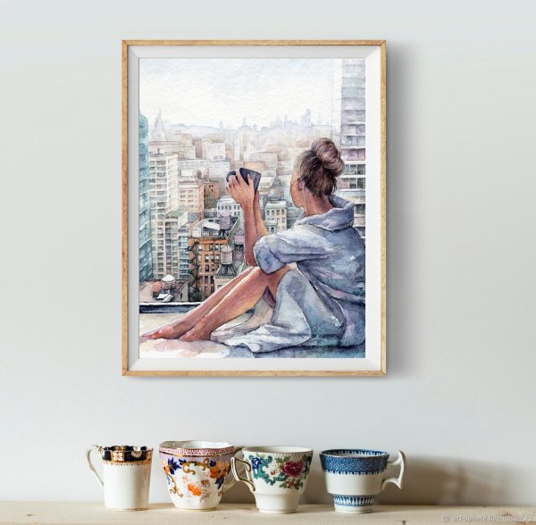 Картины для интерьера девушки