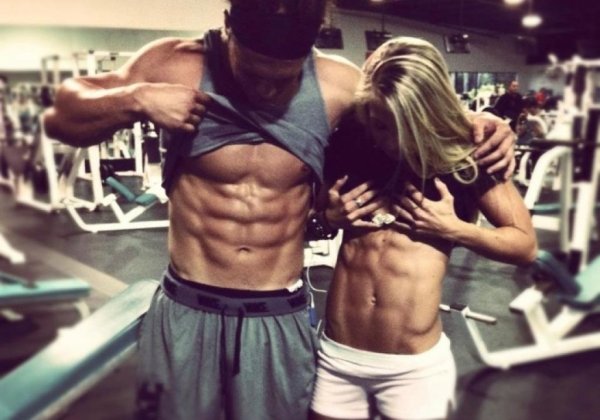 Женский и мужской пресс