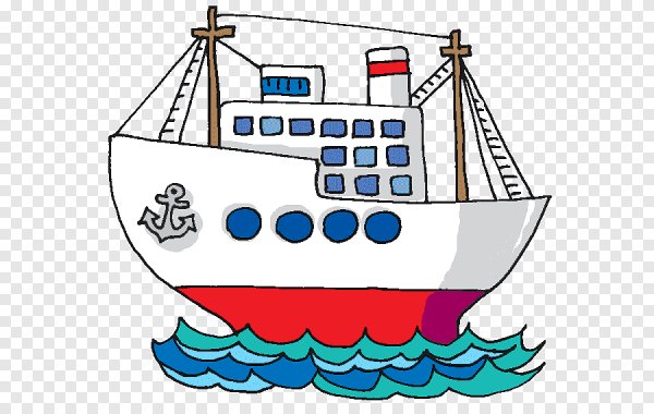 Пароход мультяшный