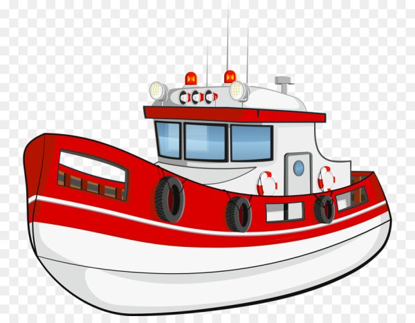 Пароход мультяшный