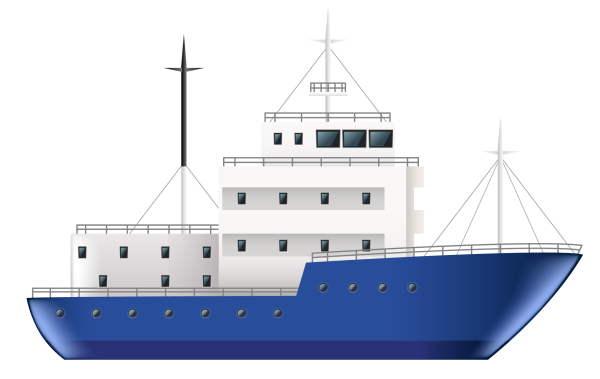 Рисование пароход