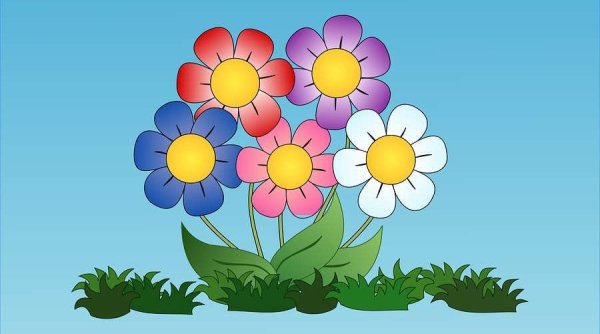 Цветочки для детей