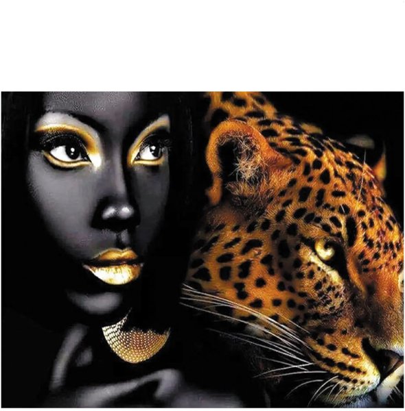 «Алмазная мозаика "пантера"»