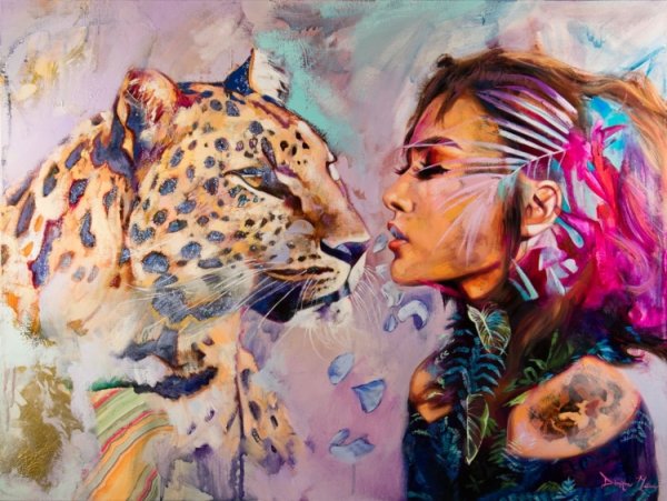 Девушка и Лев. Димитра Милан