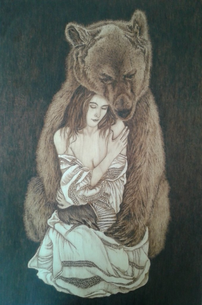 Девочка с медвежонком