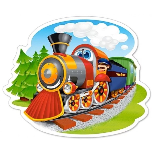 Пазл Castorland паровозик