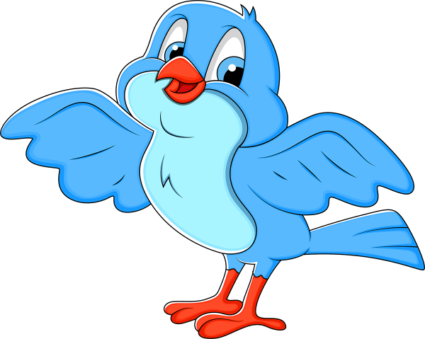 Птицы для детей мультяшные