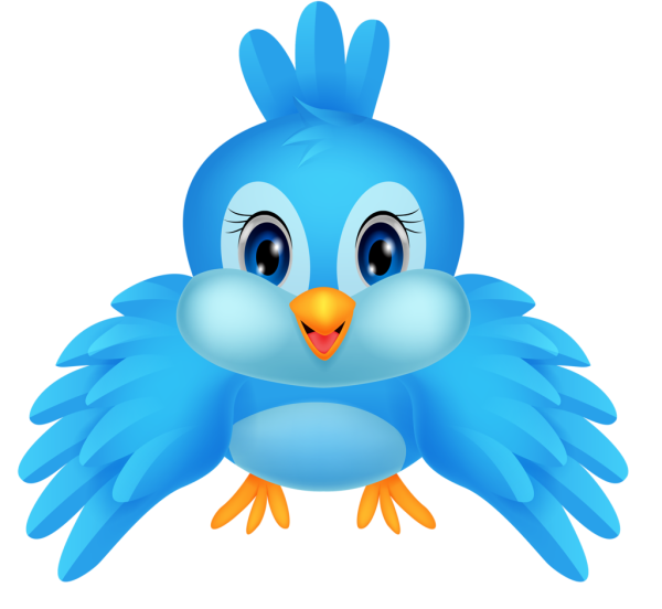 Птичка мультяшная