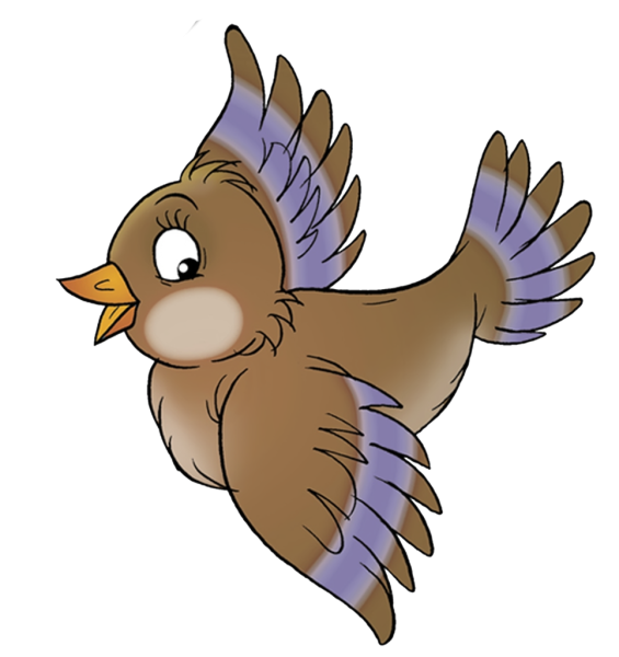 Птица мультяшный