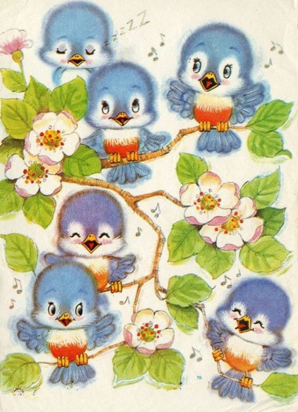 Веселые птички