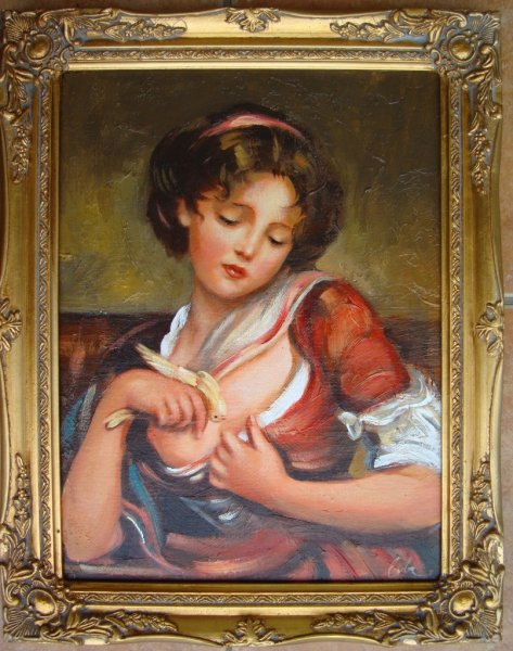 Картина с канарейкой