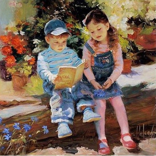 Волегов Владимир художник картины детство