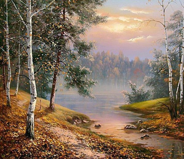 Чарующие пейзажи художника Басова Сергея