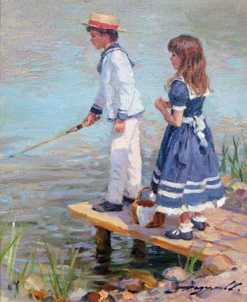 Разумов Константин картины мальчик