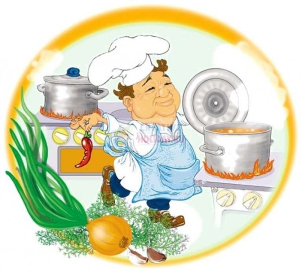 Картина повара для детей