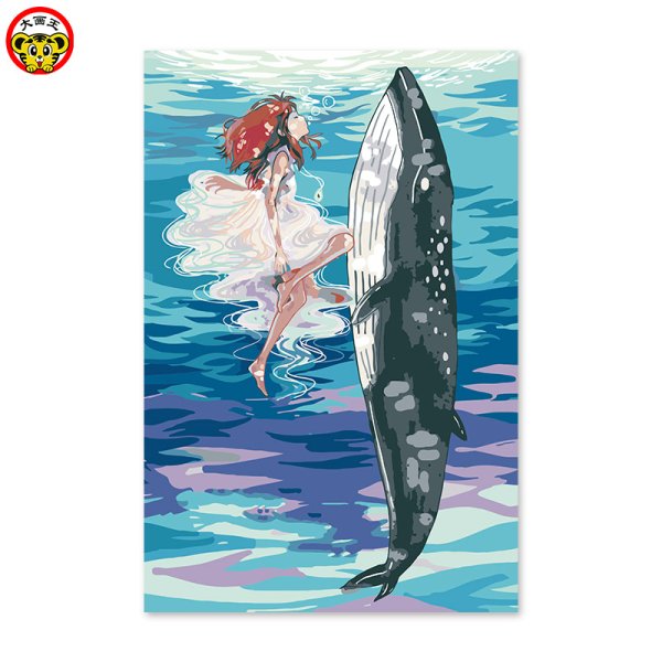 Рисунки на холсте аниме