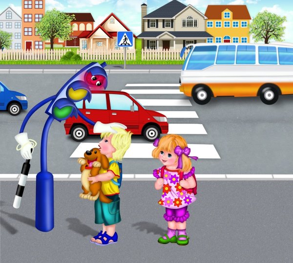 Пазлы светофор для детей